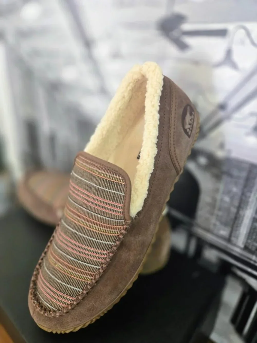 NIB Sorel Men's Dude Moc Slippers (Umber / Gum)